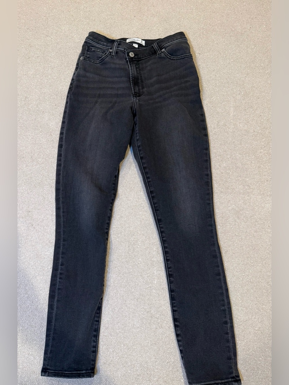 Abercrombie & Fitch Black Women's Skinny Curve Love Jeans 27